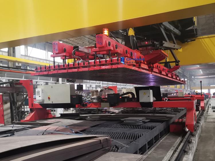 千豪電永磁吊具，鋼板下料吸盤(pán)