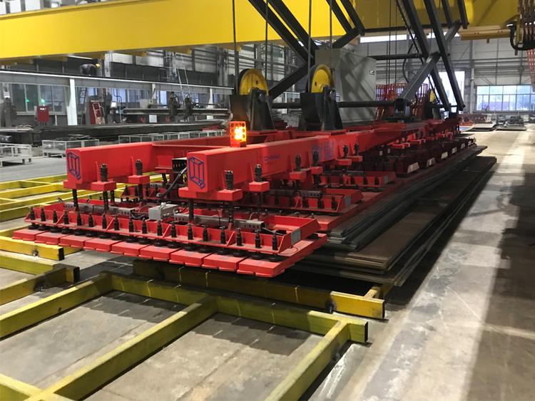 千豪電永磁吊具，鋼板下料吸盤(pán)