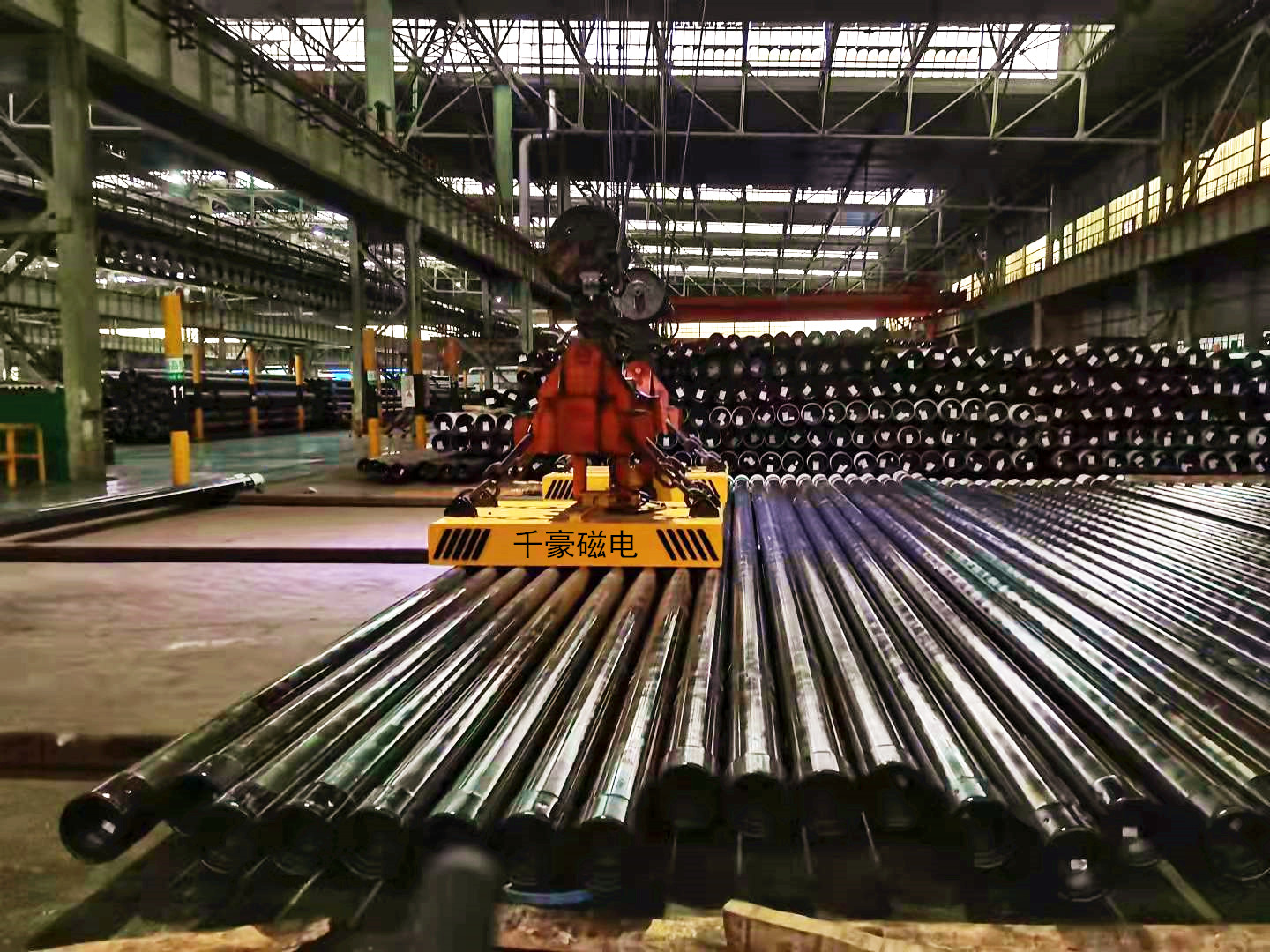 吊鋼管電永磁吊具，千豪品牌