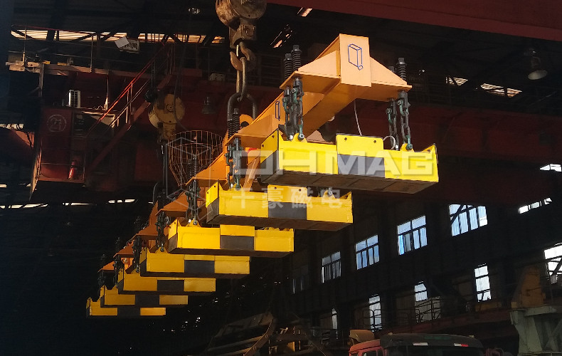 吊鋼板專用吊具，千豪電永磁吊具