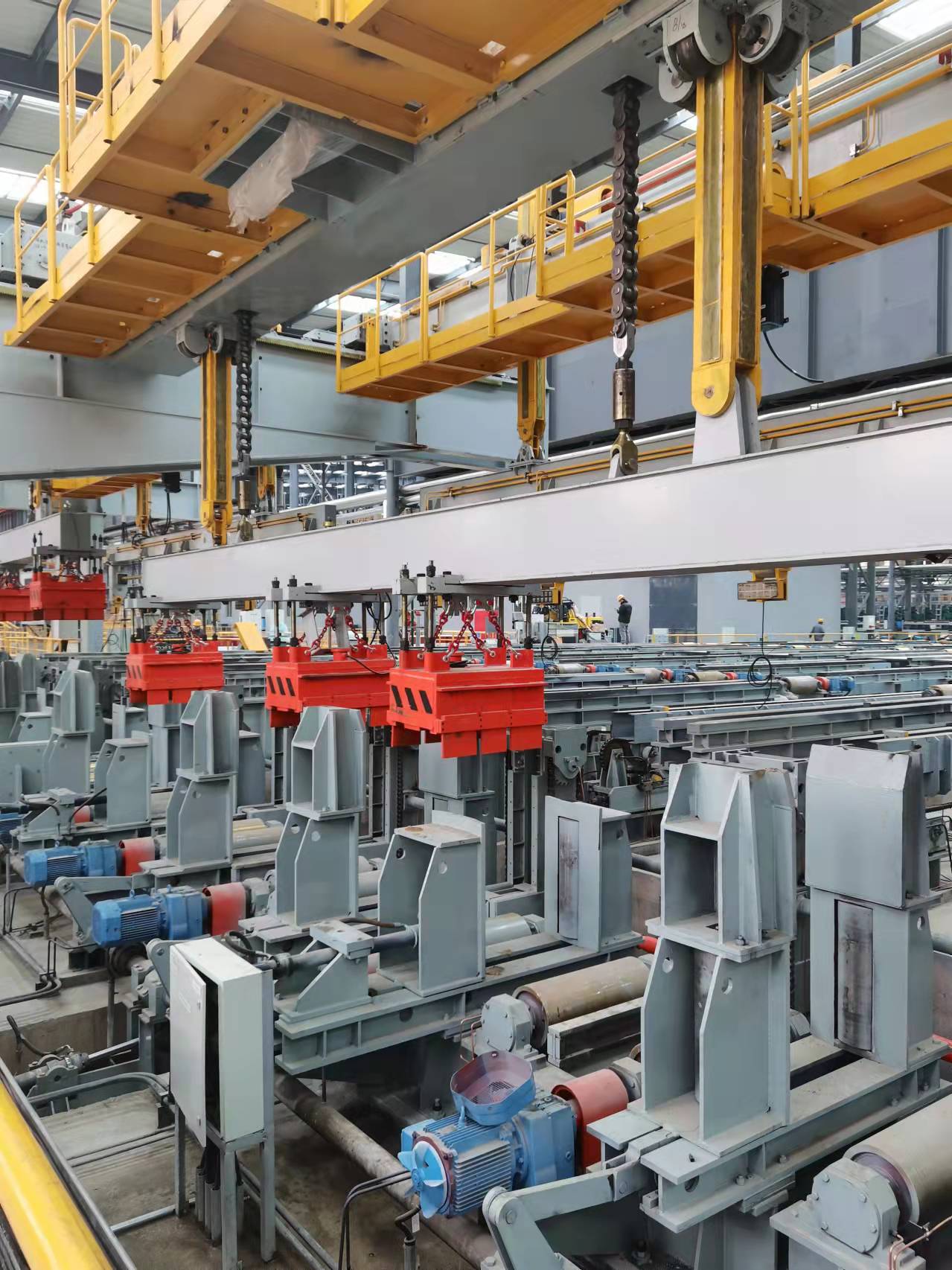 千豪吊型材，鋼軌自動化生產(chǎn)線用電永磁鐵吊具