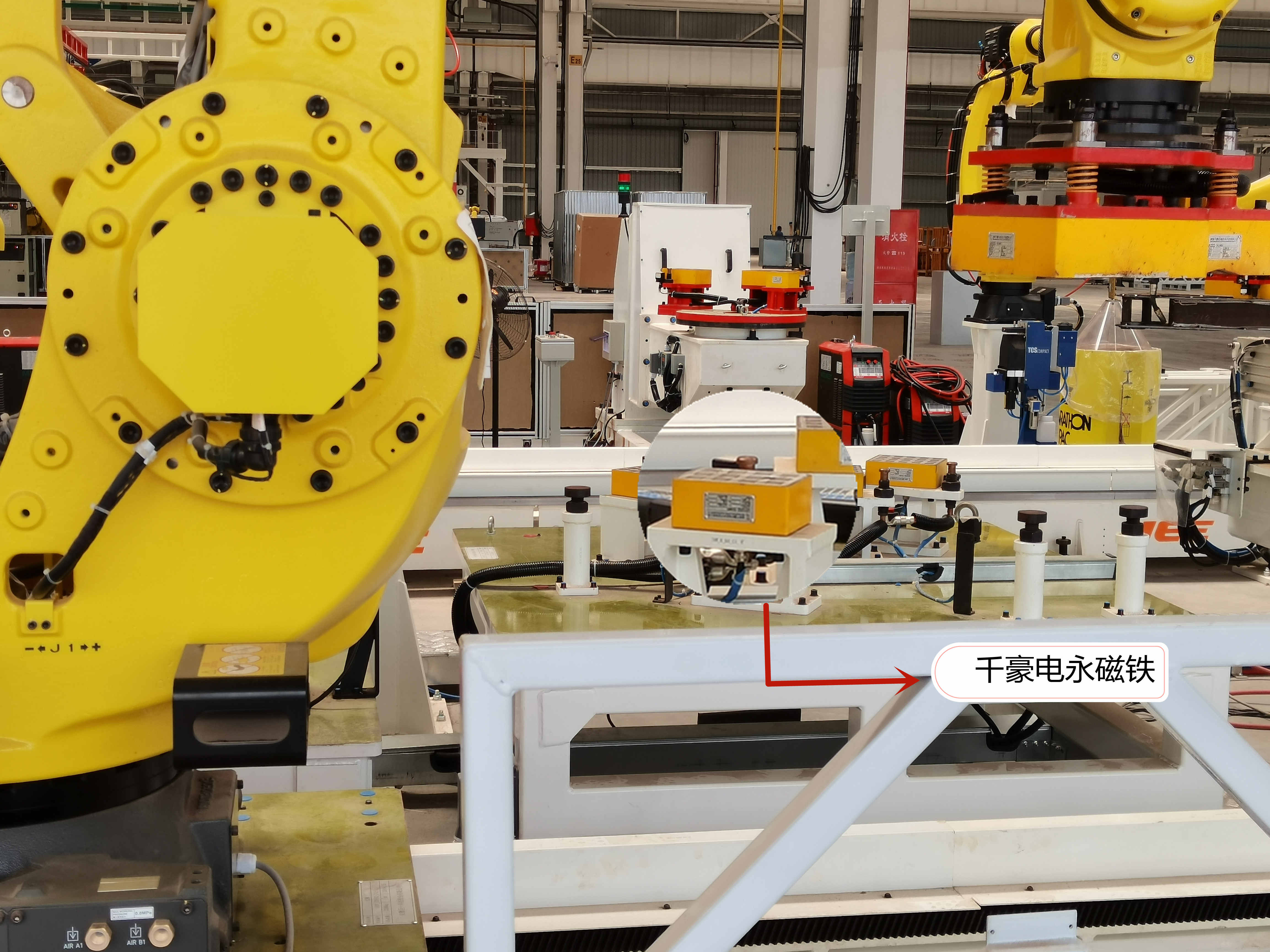 千豪自動(dòng)化夾具，電永磁夾具，機(jī)械手吸盤
